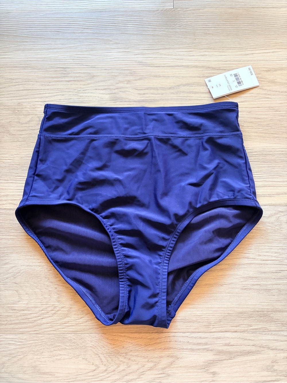 Lands’ End Deep Sea High Waisted Swim Bottom Size XS NWT